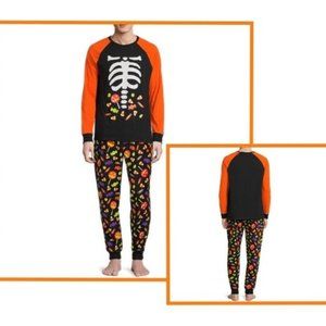 Halloween Glow in the Dark Pajama Set, NIP 2X